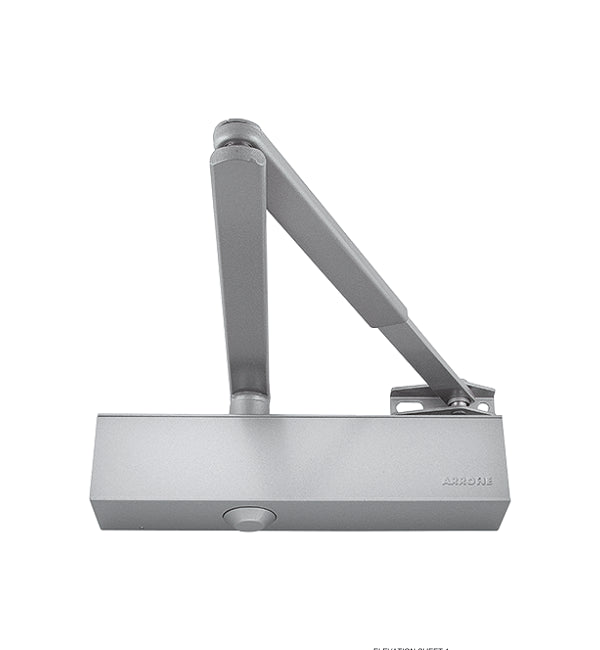 Arrone Door Closer AR9200 Silver Finish – Surface Mount Door Closer for Timber Doors